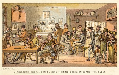 Una Tienda de Silbidos de Isaac, Robert and George Cruikshank