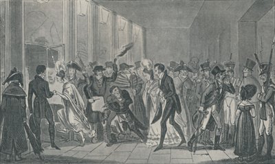 Después de la ópera, 1821, 1920 de Isaac, Robert and George Cruikshank