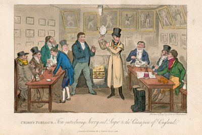 El salón de Cribb de Isaac, Robert and George Cruikshank