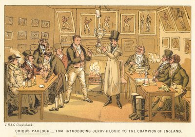 El Salón de Cribbs de Isaac, Robert and George Cruikshank