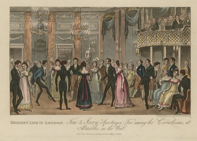 La vida más alta en Londres de Isaac, Robert and George Cruikshank