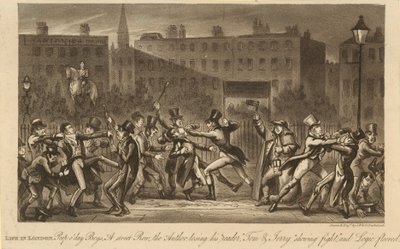 Vida en Londres de Isaac, Robert and George Cruikshank