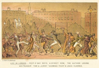 Vida en Londres de Isaac, Robert and George Cruikshank