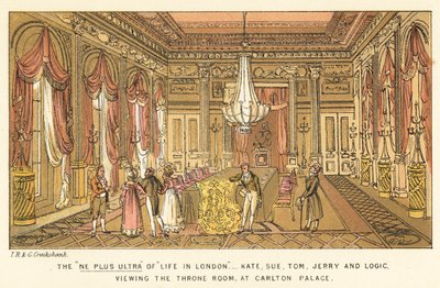 El Ne Plus Ultra de la vida en Londres de Isaac, Robert and George Cruikshank