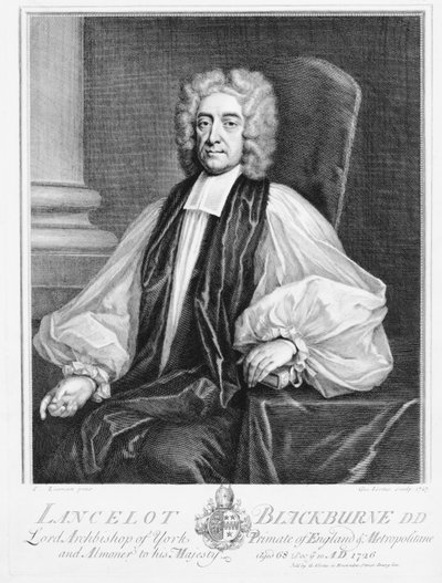 Lancelot Blackburne (1658-1743), Arzobispo de York de Isaac Seeman