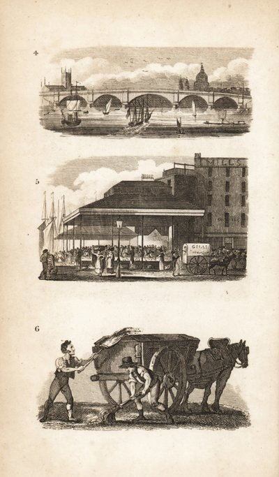 Puente de Londres Nuevo, Billingsgate y el Basurero de Isaac Taylor