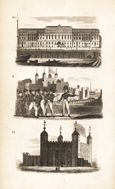 La Aduana, la banda de prensa y la Torre de Londres de Isaac Taylor