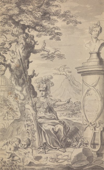Town and Country Magazine - Frontispiece for 1769 (1st issue therefore no Vol. no.) de Isaac Taylor