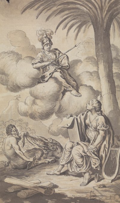 Town and Country Magazine - Frontispicio del Vol. IV, 1772 de Isaac Taylor