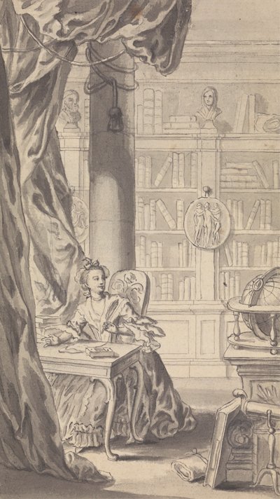 Ilustración de revista/obra de teatro sin identificar de Isaac Taylor