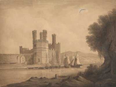 Caernarvon (Castillo) Torre del Águila de Isaac Weld