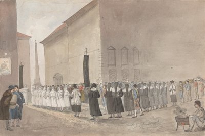 Cortejo fúnebre en Roma de Isaac Weld