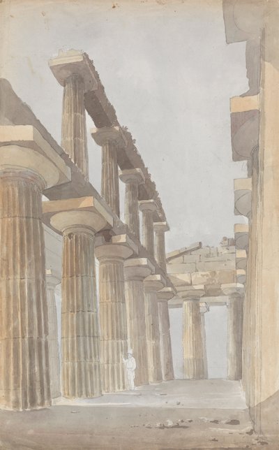 Interior del Templo Mayor de Paestum de Isaac Weld