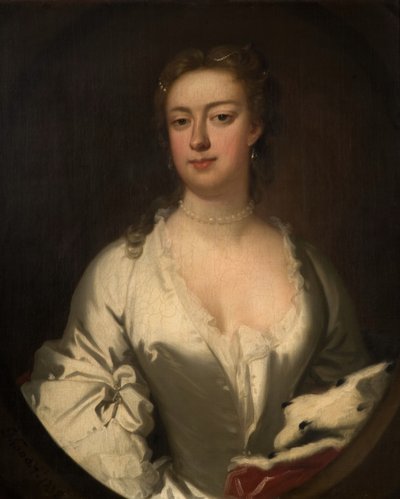 Retrato de una Dama en Blanco y Armiño de Isaac Whood