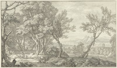 paisaje arcádico de Isaac de Moucheron
