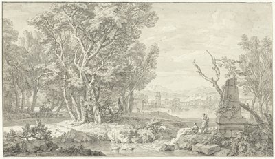 paisaje arcádico de Isaac de Moucheron