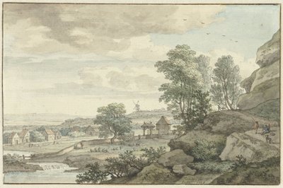 Vista de los alrededores de Bentheim de Isaac de Moucheron