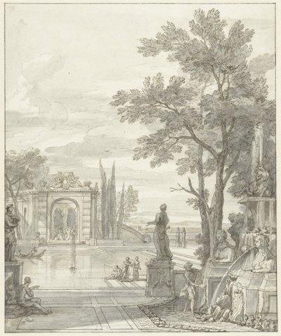 vista al parque de Isaac de Moucheron