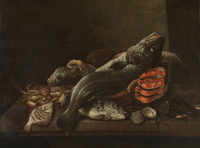 Bodegón con peces de Isaac van Duynen