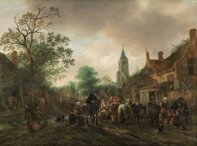 La parada en la posada de Isaac van Ostade