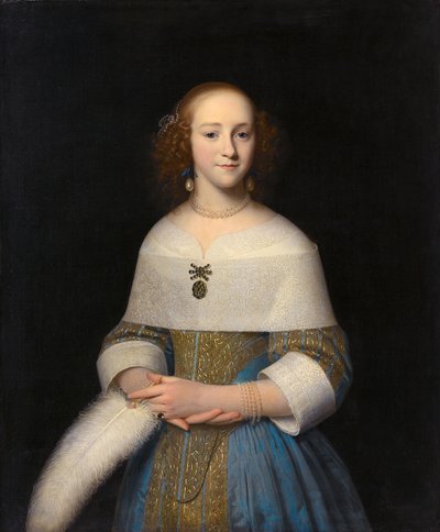 Retrato de una joven de Isaack Luttichuys