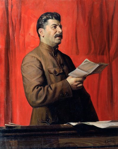 Retrato de Joseph Stalin, 1933 de Isaak Israilevich Brodsky