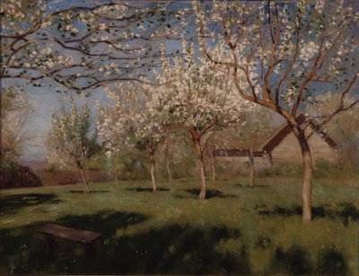 Manzanos en flor de Isaak Ilyich Levitan