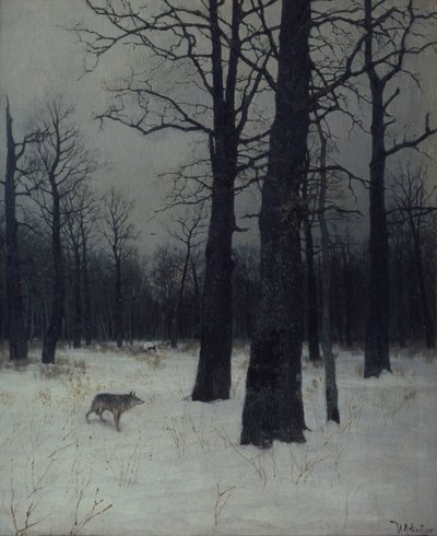 Bosque en invierno, 1885 de Isaak Ilyich Levitan