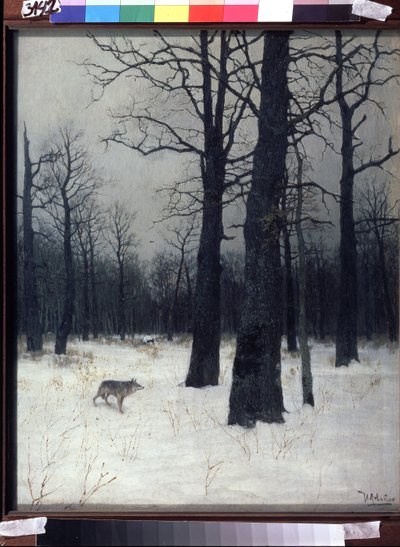 Bosque en invierno de Isaak Ilyich Levitan