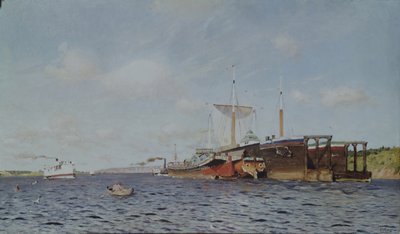 Viento fresco. Volga de Isaak Ilyich Levitan