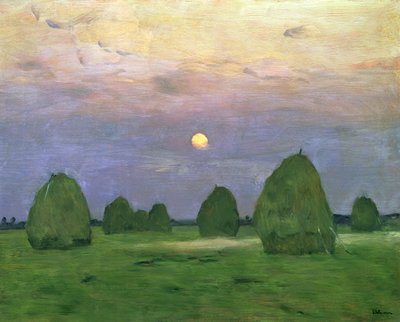 Almiar al anochecer, 1899 de Isaak Ilyich Levitan