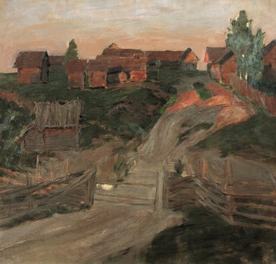 Los últimos rayos del sol, 1899 de Isaak Ilyich Levitan