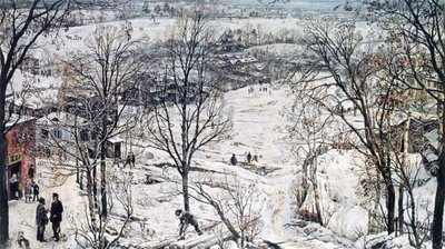 Campo en invierno de Isaak Israilevich Brodsky
