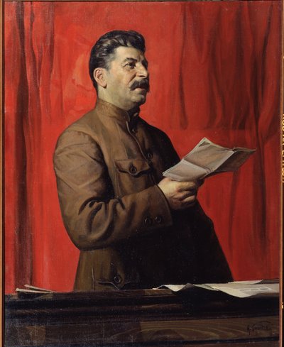 Retrato de Stalin de Isaak Israilevich Brodsky
