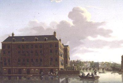 Vista de Ámsterdam, 1779 de Isaac Ouwater