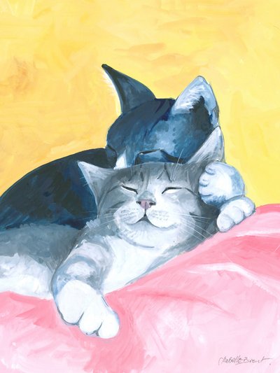 Gatos de siesta abstractos de Isabelle Brent
