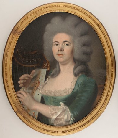 Retrato presuntamente de Rosalie Dugazon (1755-1821), cantante (óleo sobre lienzo) de Isabelle Pinson