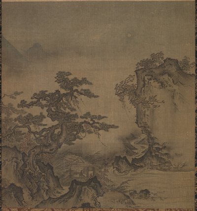 Paisaje, segunda mitad de 1400s de Isho Tokugan