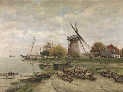 El Escalda en Mariakerke (óleo sobre lienzo) de Isidore Meyers