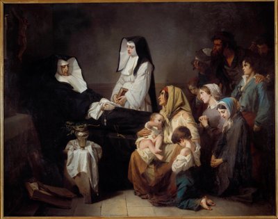Muerte de una hermana de caridad de Isidore Pils