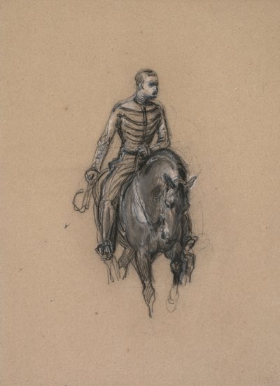 Militar a caballo, c. 1860 de Isidore Pils