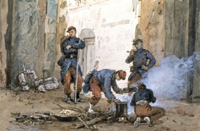 Soldados del Ejército de Versalles, la Comuna de París de Isidore Pils