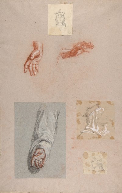 Manos de San Remi, Cabeza de Santa Clotilde de Isidore Pils