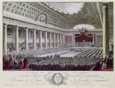 Apertura de los Estados Generales en Versalles, 5 de mayo de 1789 de Isidore Stanislas Helman