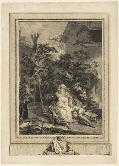 El jardinero amoroso de Isidore Stanislas Helman