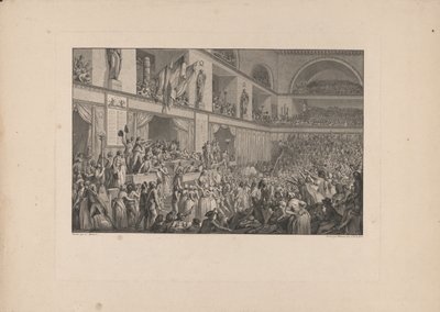 La Constitución del 24 de junio de 1793, c. 1796 de Isidore Stanislas Helman