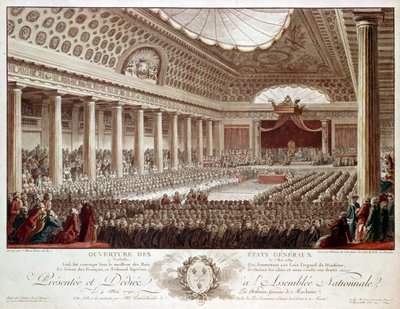 La apertura de los Estados Generales en Versalles ... de Isidore Stanislas Helman