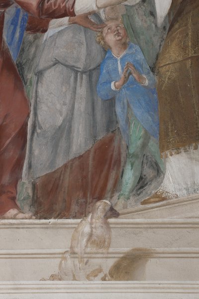Niño, (detalle) de la Presentación de Jesús en el Templo de Isidoro Bianchi