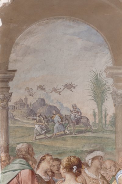 (detalle) de la Presentación de Jesús en el Templo de Isidoro Bianchi