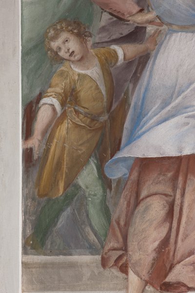 (detalle) de la Presentación de Jesús en el Templo de Isidoro Bianchi